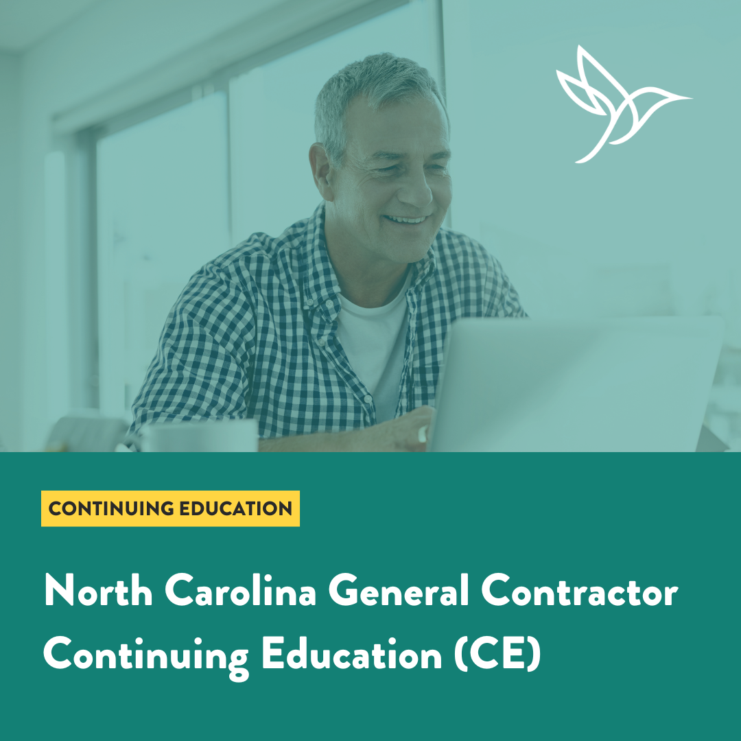 NC General Contractor Continuing Education CTC