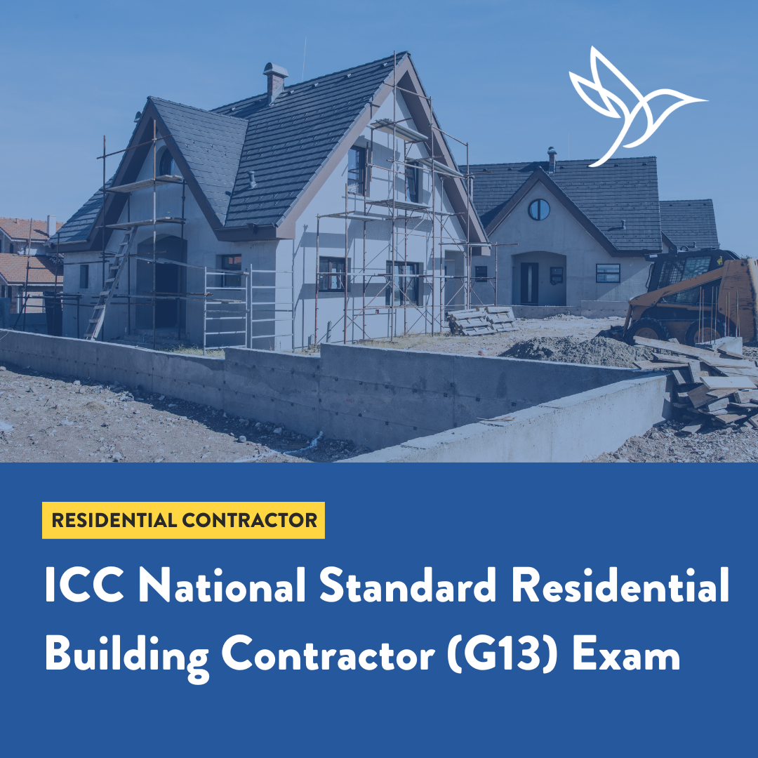 National Standard Residential Building Contractor C (ICC G13) Exam ...