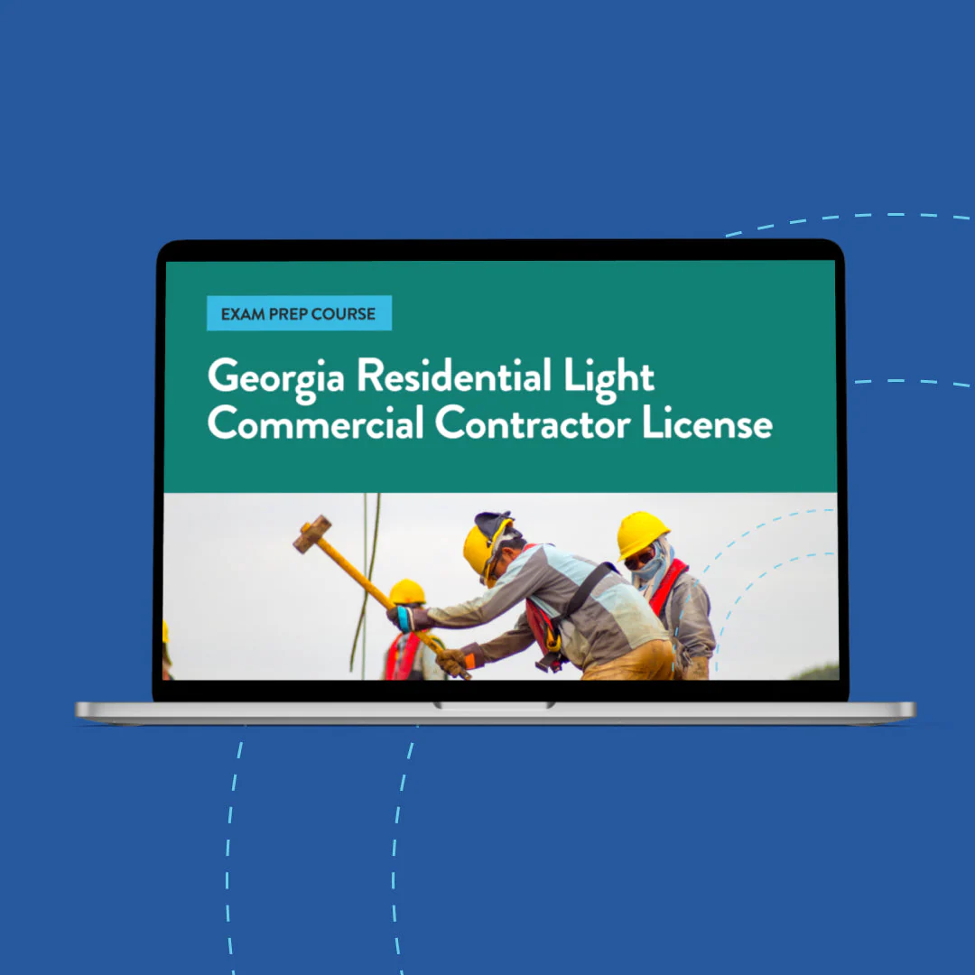 Georgia Residential Light Commercial Contractor License Exam Prep Course Questions & Answers