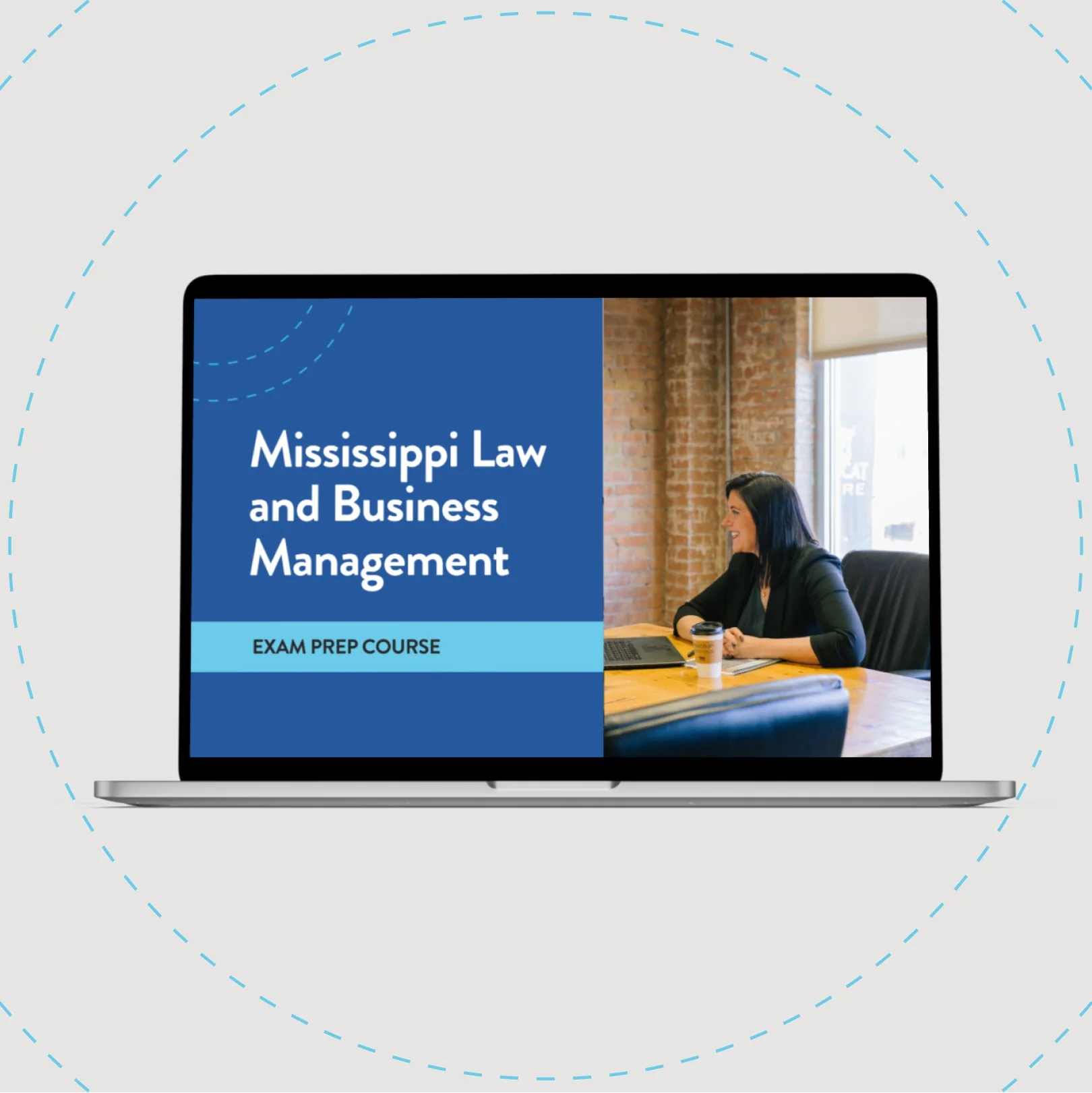 Does the Mississippi Business Law book come with the purchase of the exam prep?