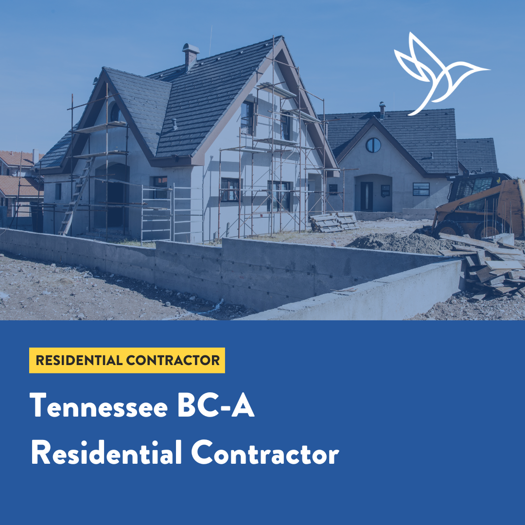 Tennessee BCA Contractor Exam Prep — Home Builder License in TN