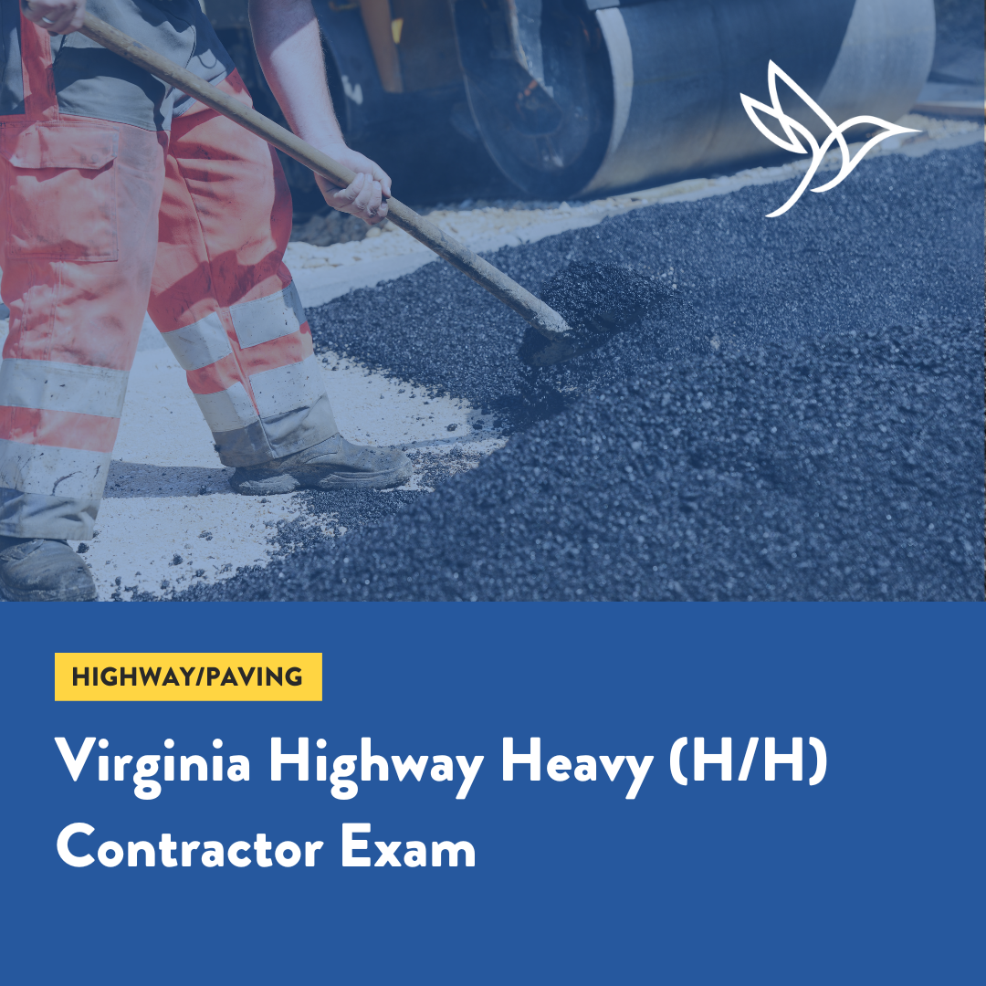 Virginia Highway Heavy (H/H) Contractor License Exam Prep Contractor