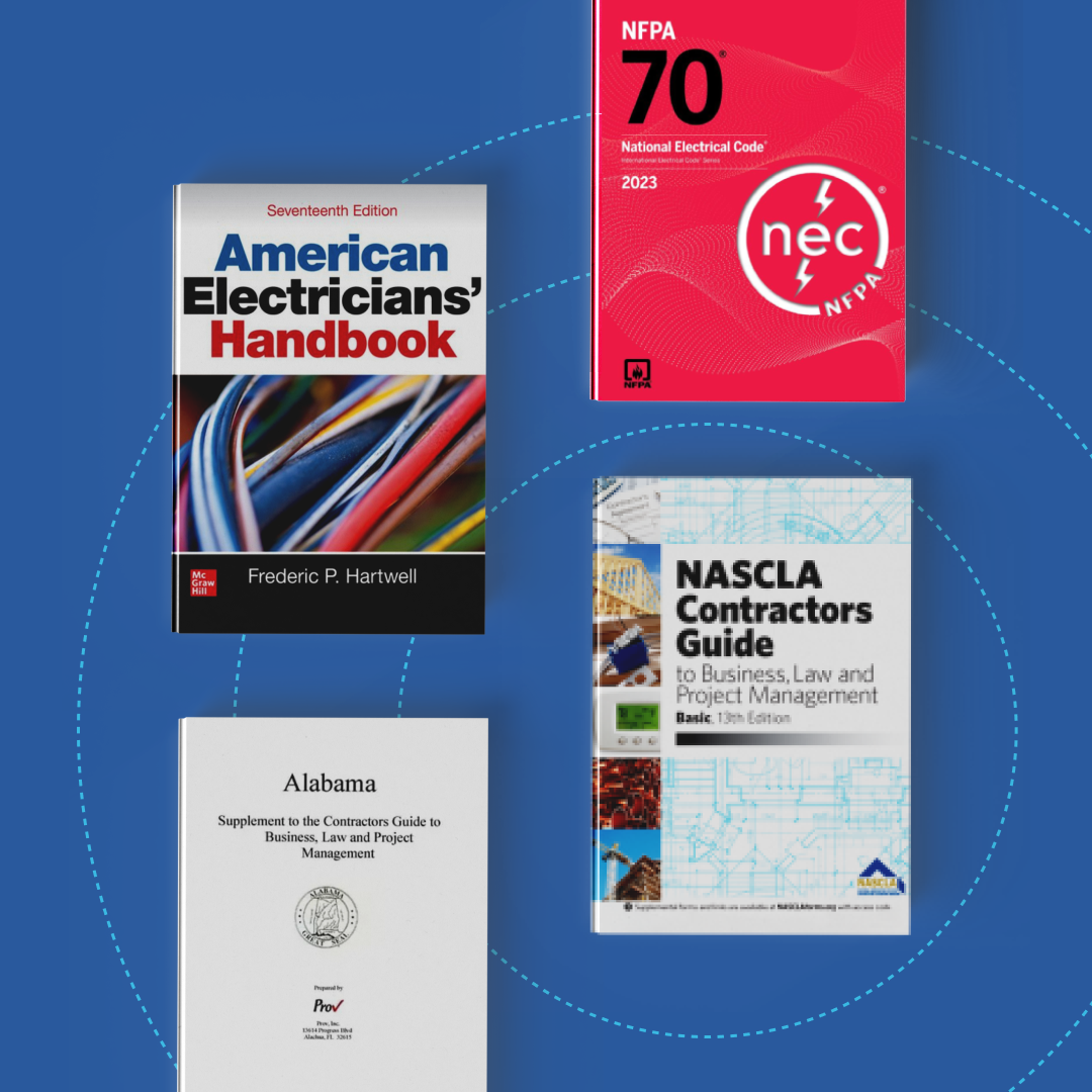 Alabama Electrical Contractor Exam Book Bundle