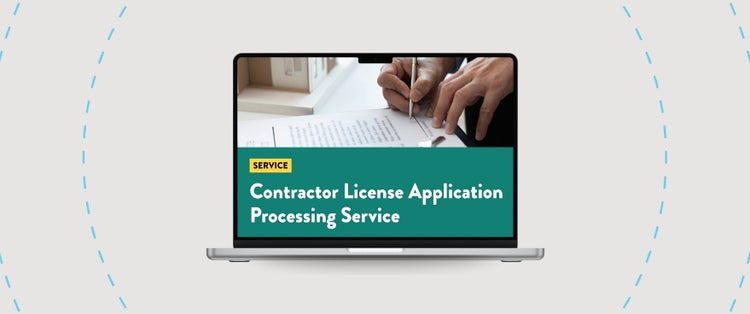 Contractor License Application Processing Service