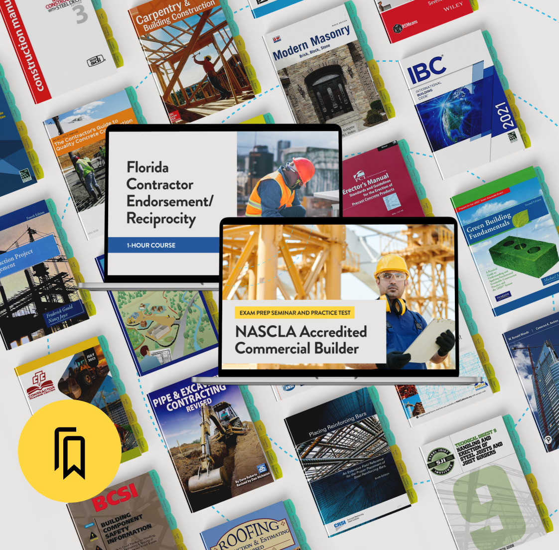Florida NASCLA Commercial Builder Pro Exam Prep Package
