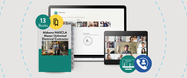 Full-Service Package: Alabama NASCLA Master Unlimited Electrical Contractor Exam