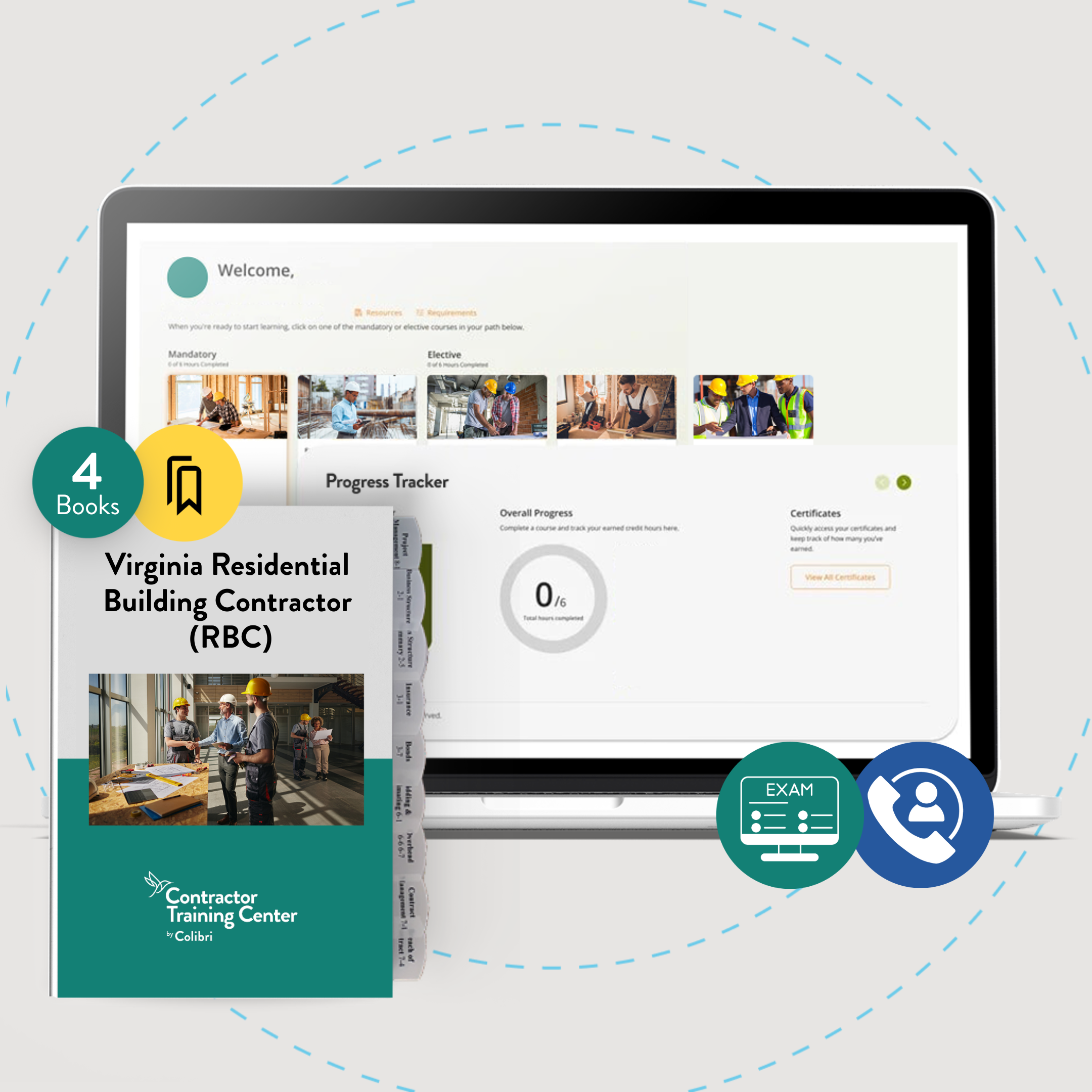 Full-Service Package: Virginia Residential Building Contractor (RBC) Exam Prep