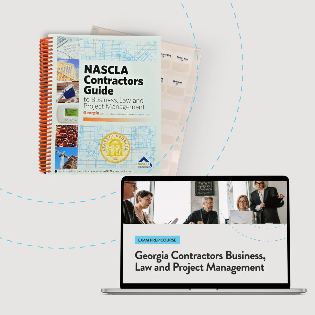 Online Package: Georgia Contractors Business and Law Management Exam