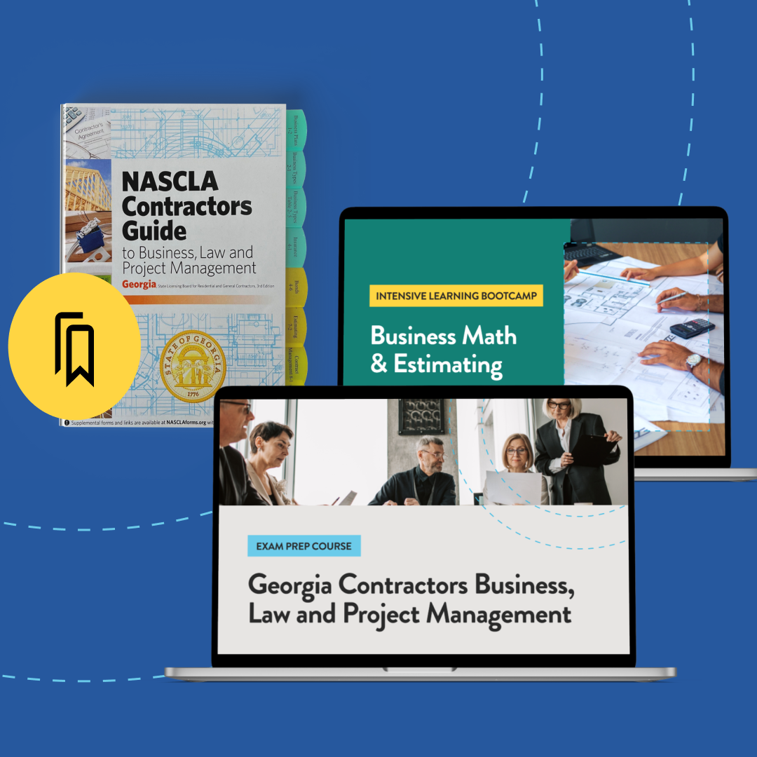 Georgia Contractors Business Law Pro Plus Exam Prep Package