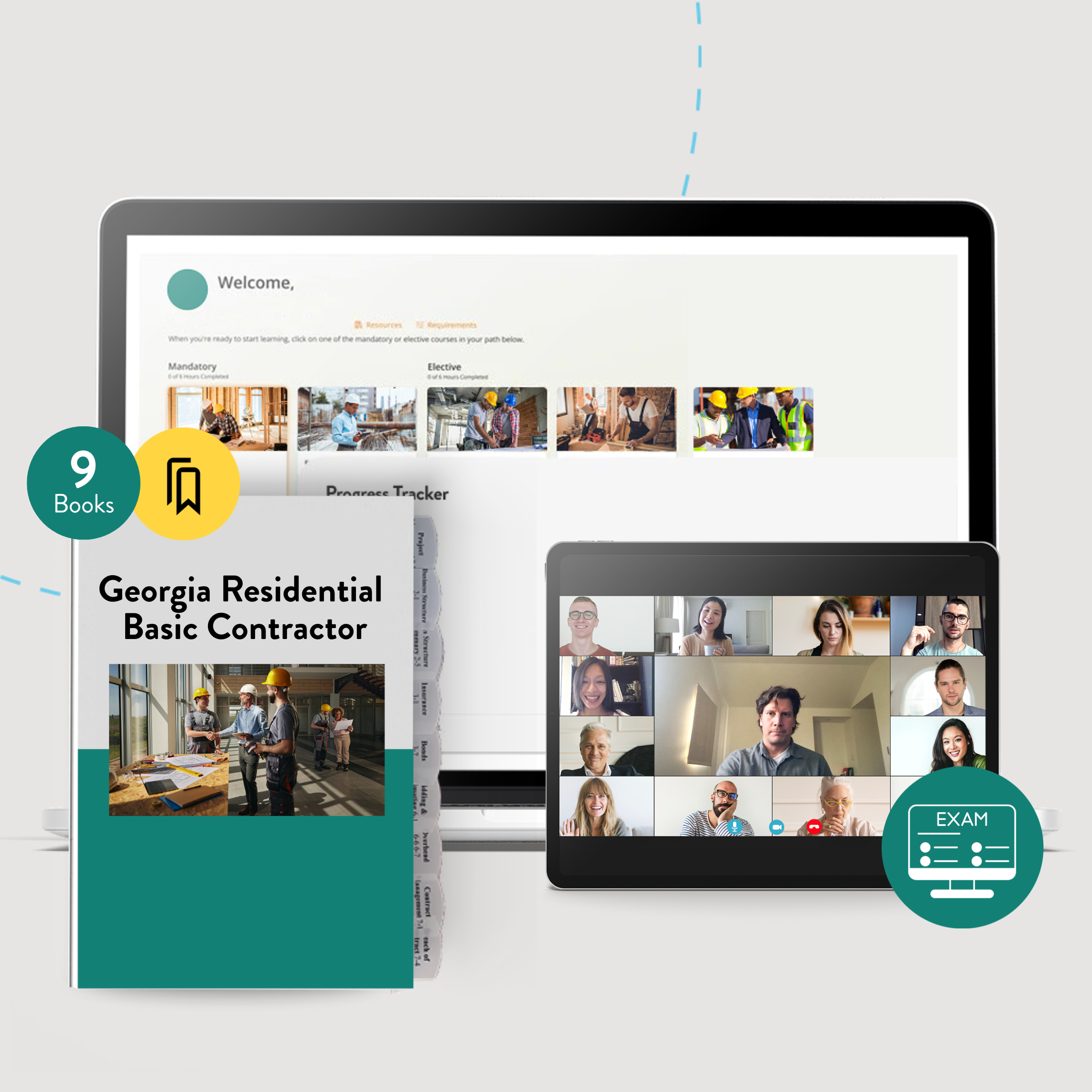 Georgia Residential Basic Contractor Pro Plus Exam Prep Package