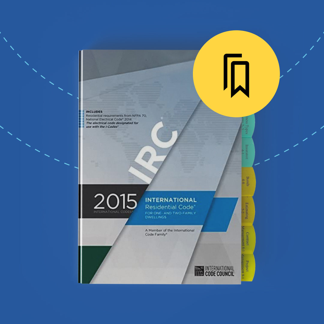 National Standard Residential Building Contractor C (ICC F13) Exam Tabbed and Highlighted Reference Manual