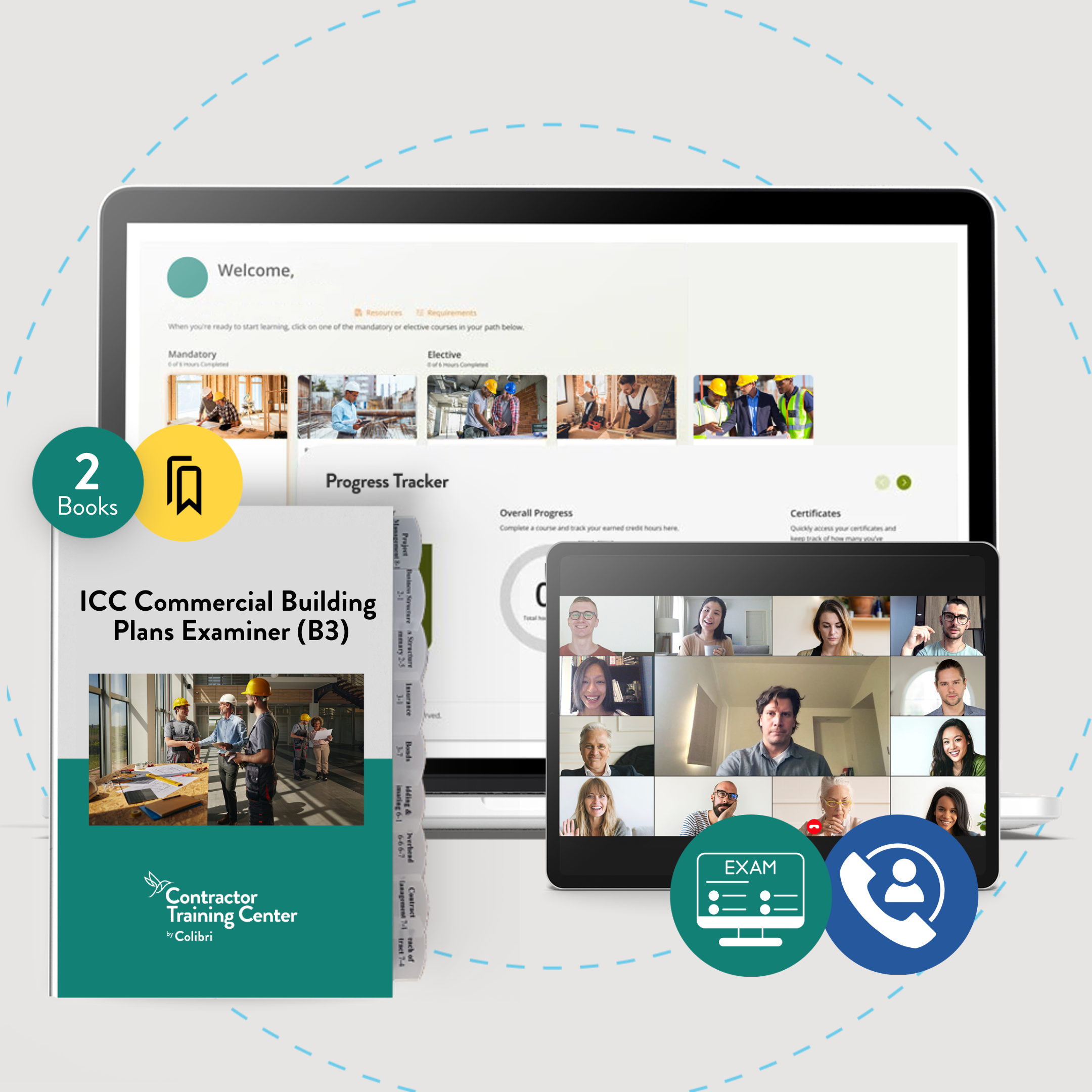 Full-Service Package: ICC Commercial Building Plans Examiner (B3) 2021 Exam Prep