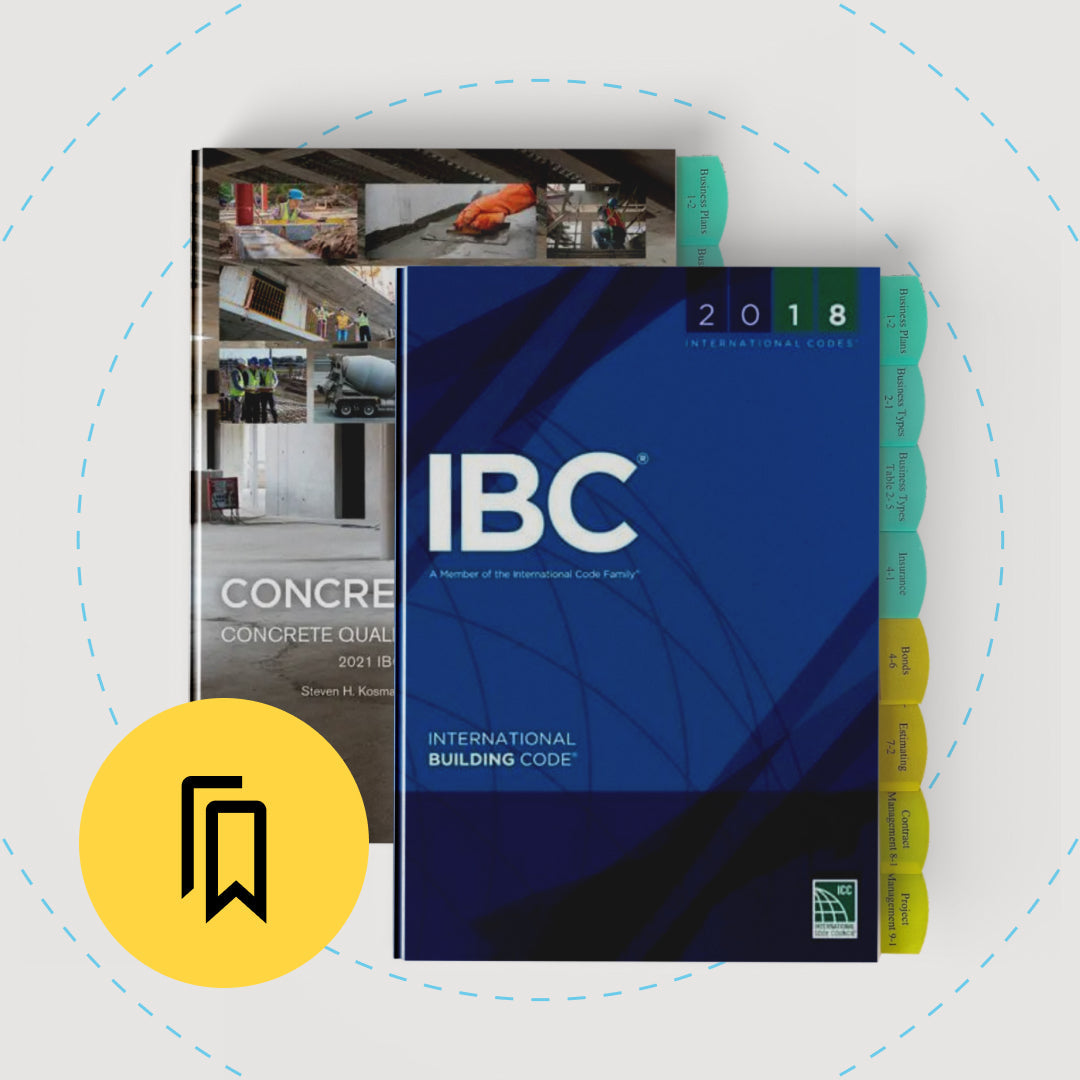 Kansas General Building Contractor A (ICC KGA) Exam Tabbed and Highlighted Book Bundle