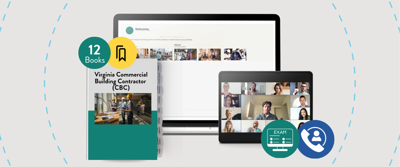 Full-Service Package: Virginia Commercial Building Contractor (CBC) Exam
