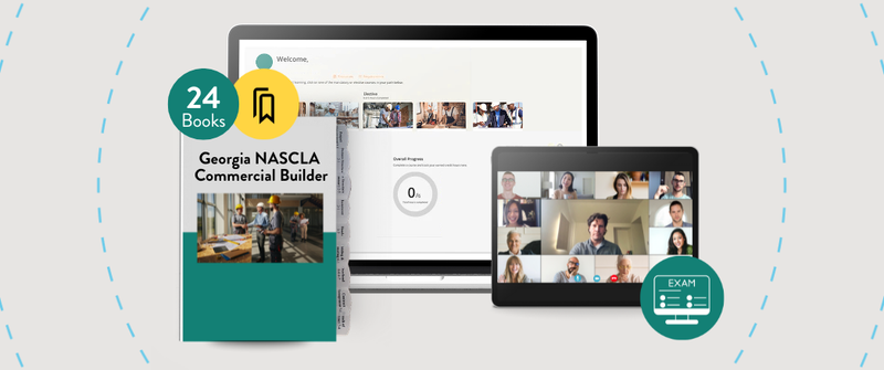 Georgia NASCLA Commercial Builder Pro Exam Prep Package