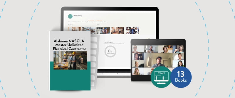 Online Package: Alabama NASCLA Master Unlimited Electrical Contractor Exam