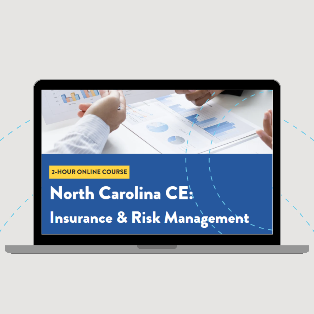 North Carolina CE: 2-hour Insurance & Risk Management (for 2026 Renewals)