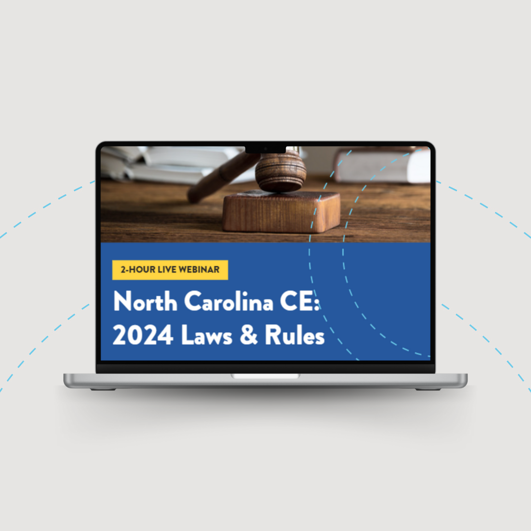 North Carolina CE: 2024 Mandatory Course Required for 2025 Renewal (SDL)