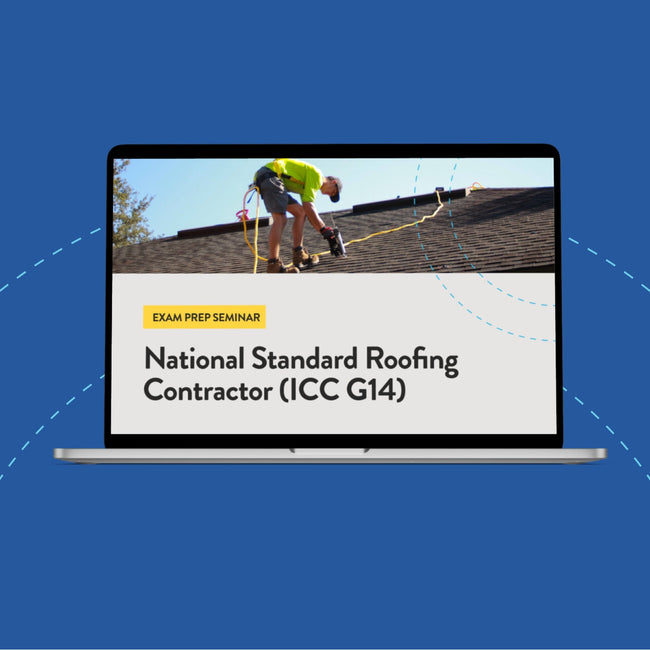 National Standard Roofing Contractor Icc G14 Exam Prep Course