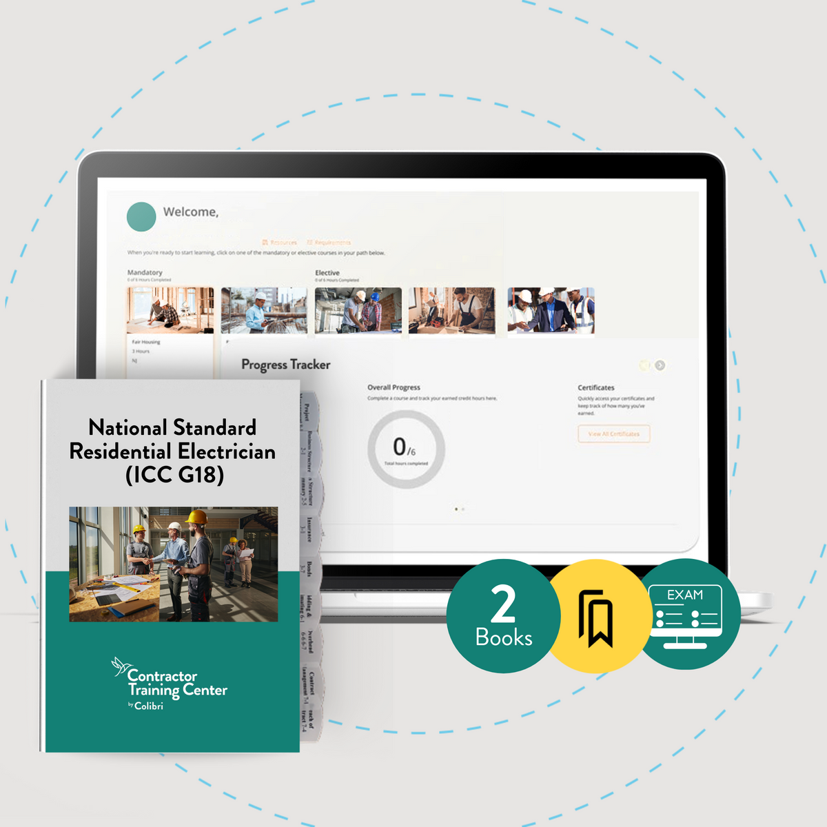 National Standard Residential Electrician (ICC G18) Exam Prep Package