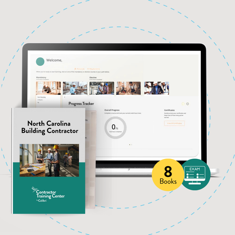 Online Package: North Carolina Building Contractor Exam