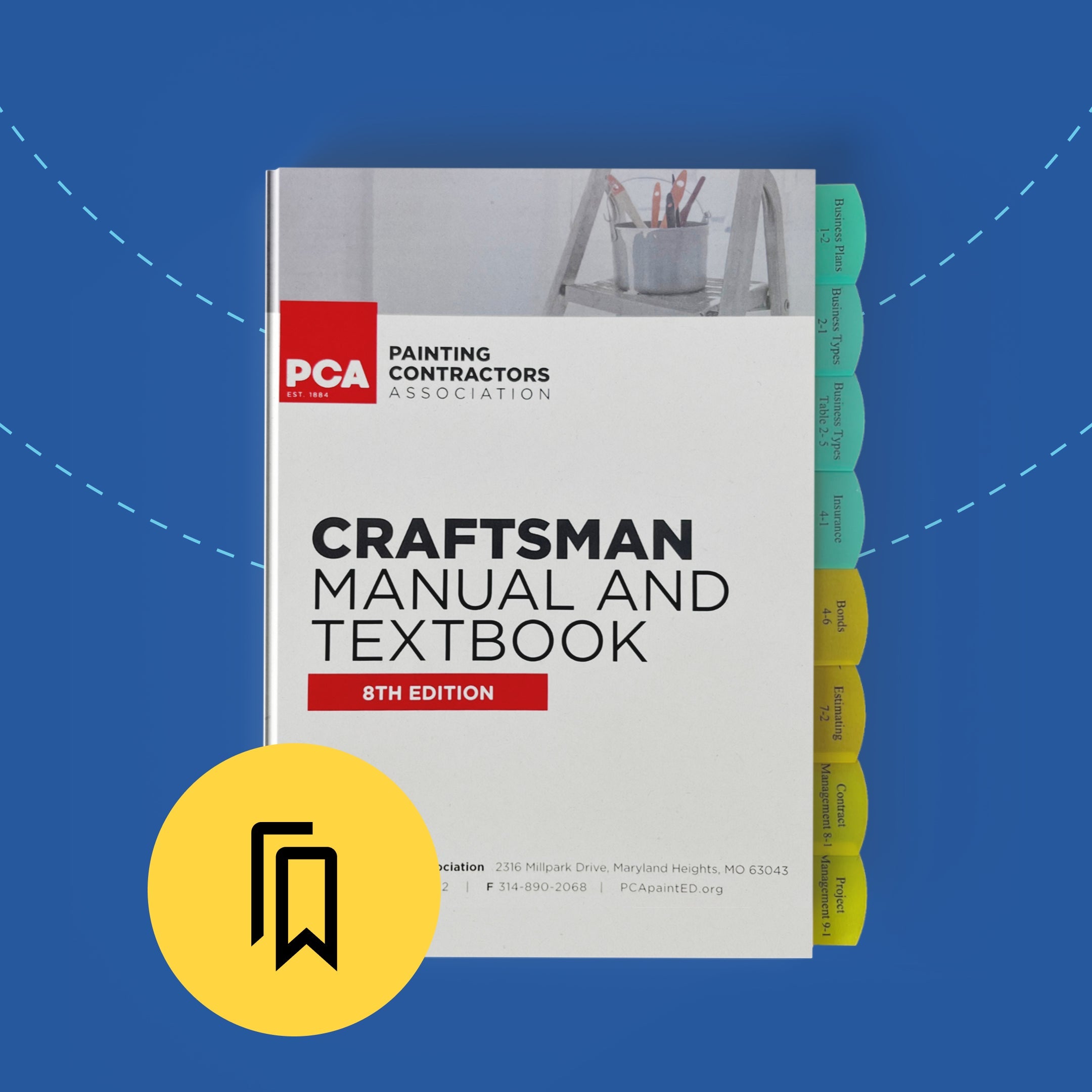 Used  Tabbed and Highlighted Craftsman Manual & Textbook, 8th Edition