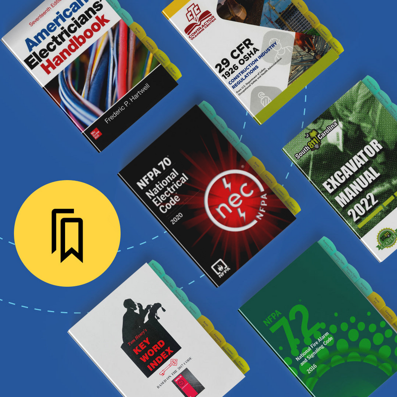 South Carolina Commercial Electrician Exam Tabbed and Highlighted Book Bundle