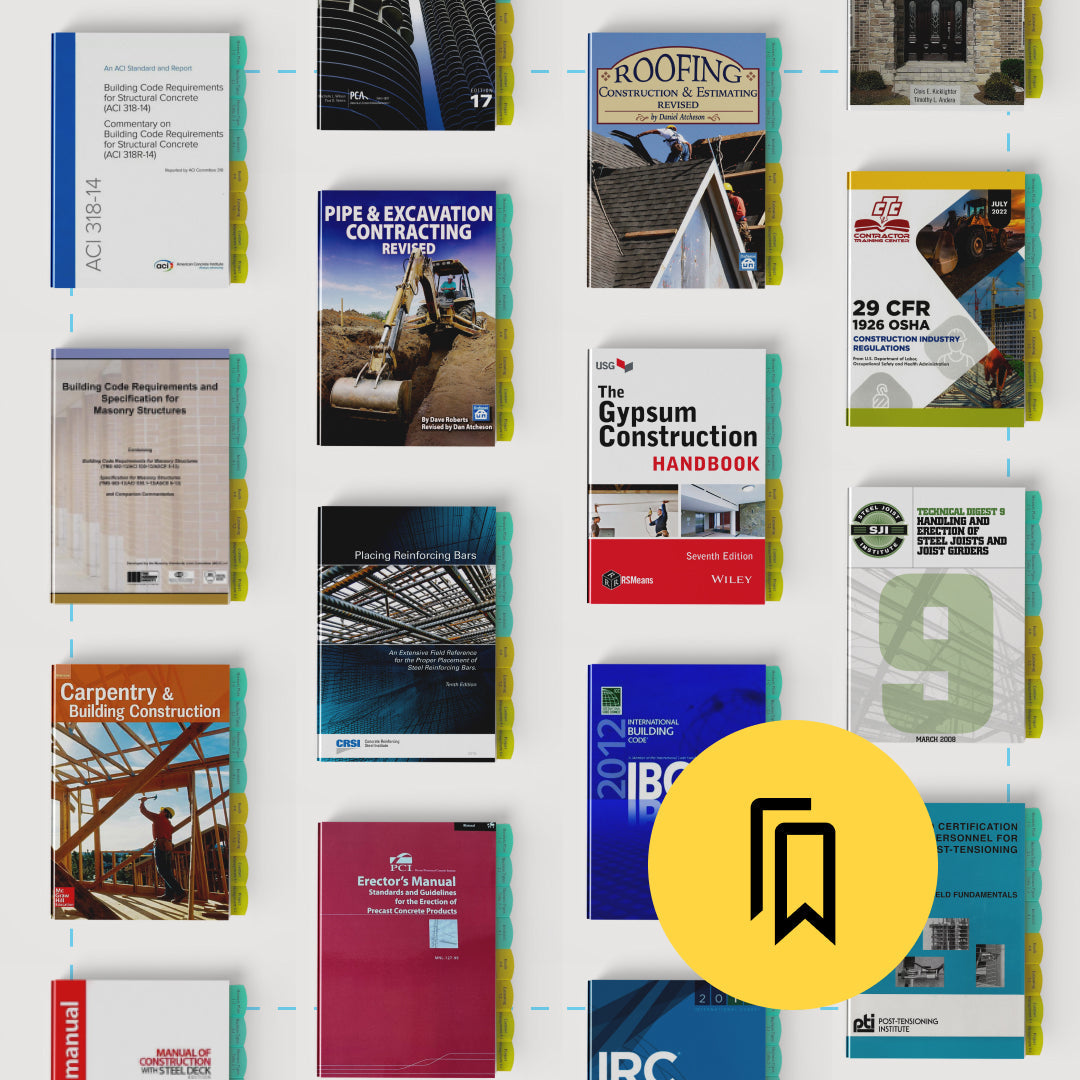 Tennessee BC-A, B Residential/Commercial Contractor Exam Tabbed & Highlighted Book Bundle