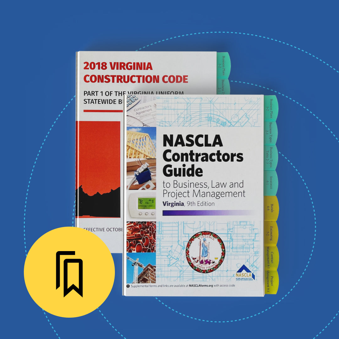Virginia Class A/B Exam Tabbed and Highlighted Book Bundle