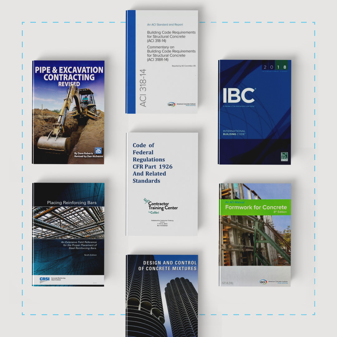 Virginia Concrete Contracting (CEM) Exam Prep Book Bundle