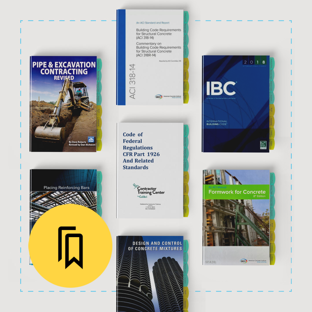 Virginia Concrete Contracting (CEM) - Tabbed and Highlighted Book Bundle