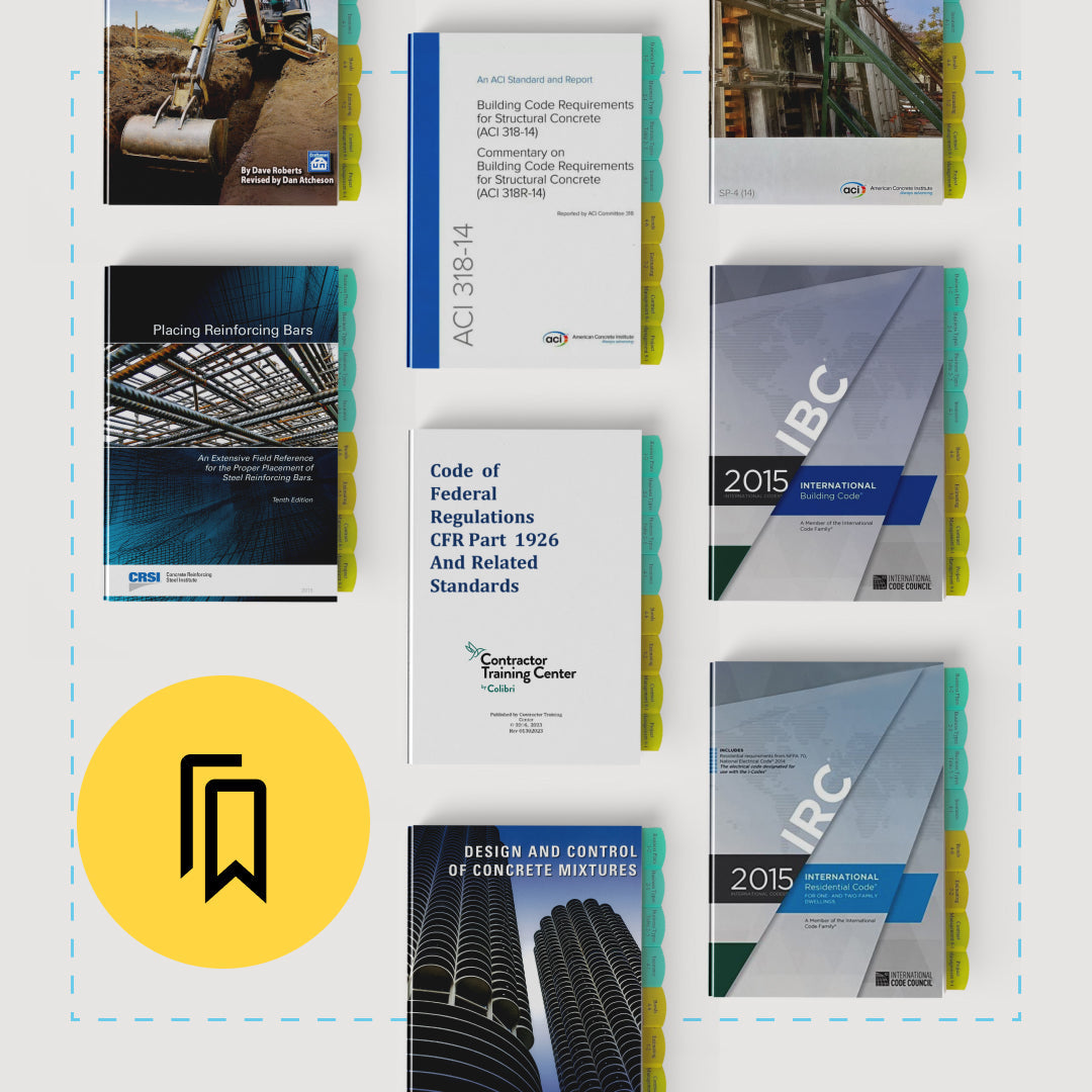 Virginia Concrete Contracting (CEM) - Tabbed and Highlighted Book Bundle