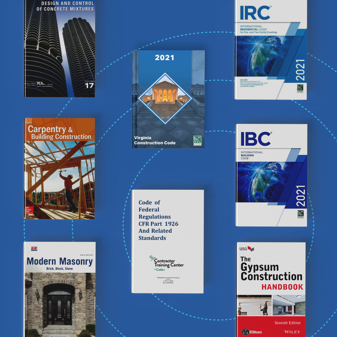 Virginia Building Code Books Virginia Commercial Improvement Contracting Book Bundle | CTC
