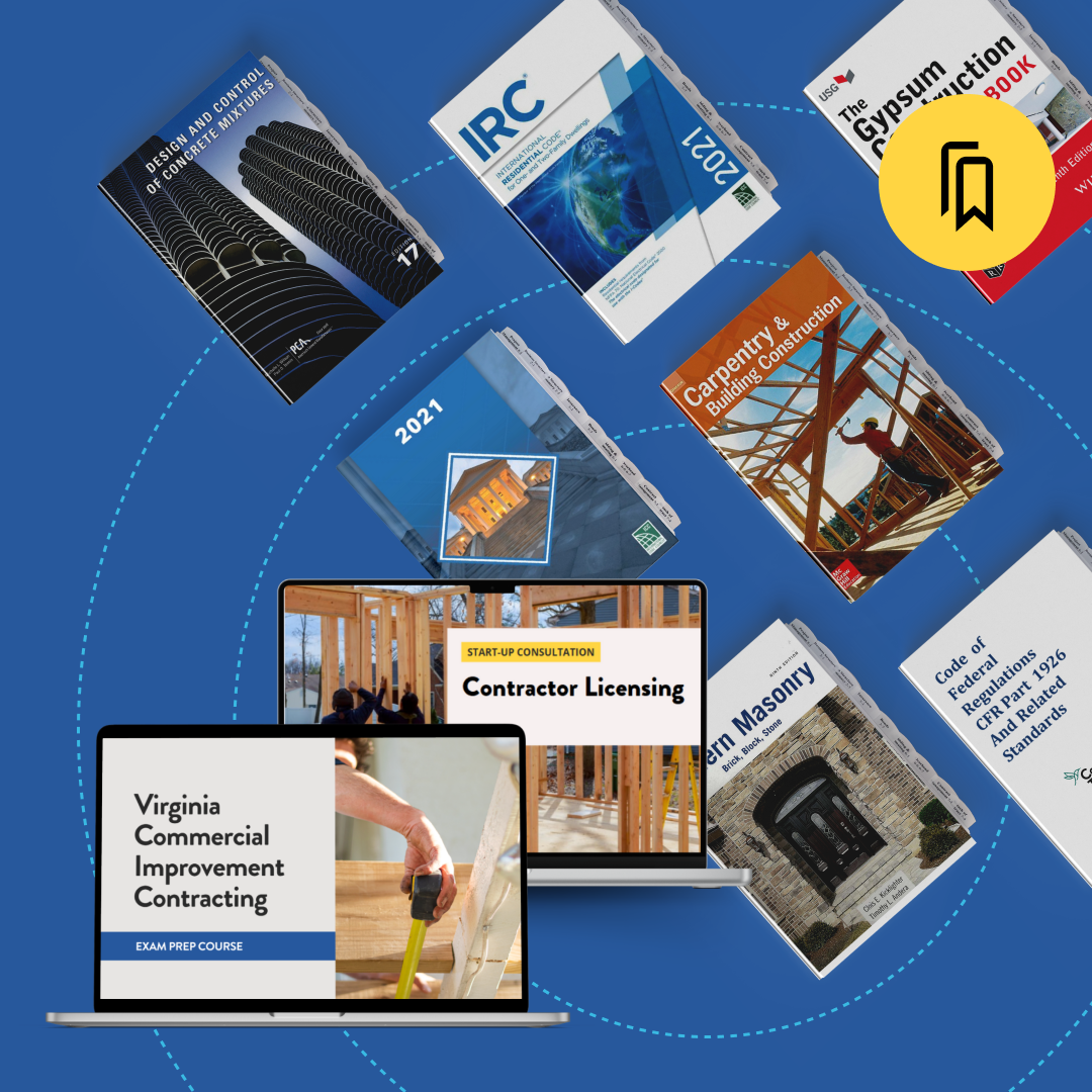 Full-Service Package: Virginia Commercial Improvement Contractor (CIC) Exam