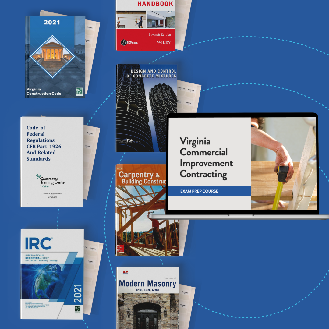 Online Package: Virginia Commercial Improvement Contractor (CIC) Exam Prep