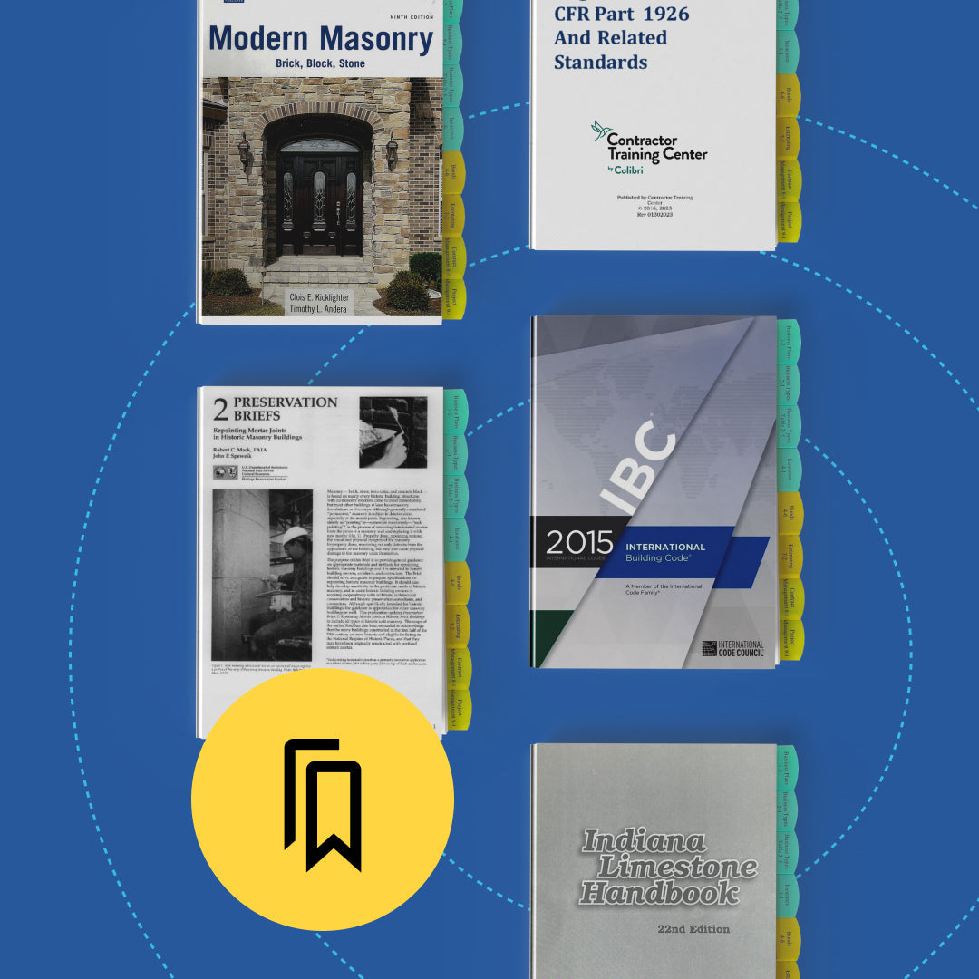Virginia Masonry Contracting (BRK) Exam Tabbed and Highlighted Book Bundle