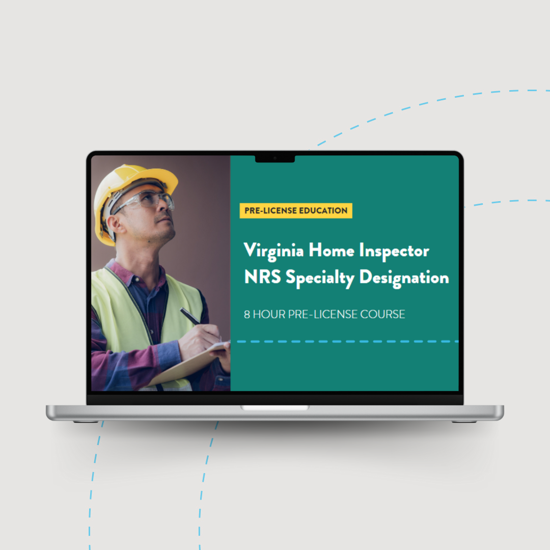 Virginia Home Inspector NRS Specialty Designation 8 Hour Pre-License Course