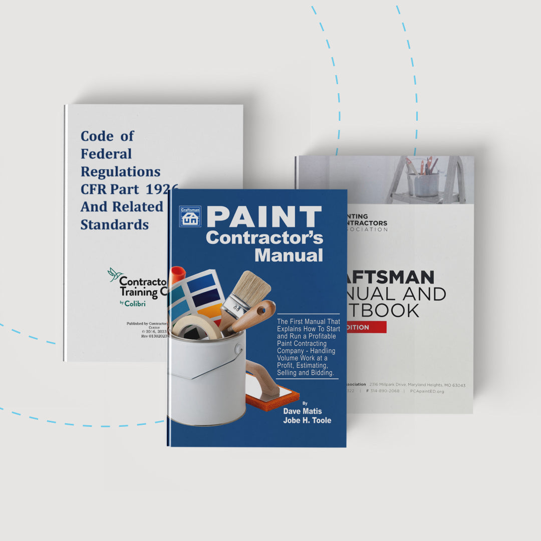 USED VA Painting and Wall Covering (PTC) Contractor Exam - Book Bundle