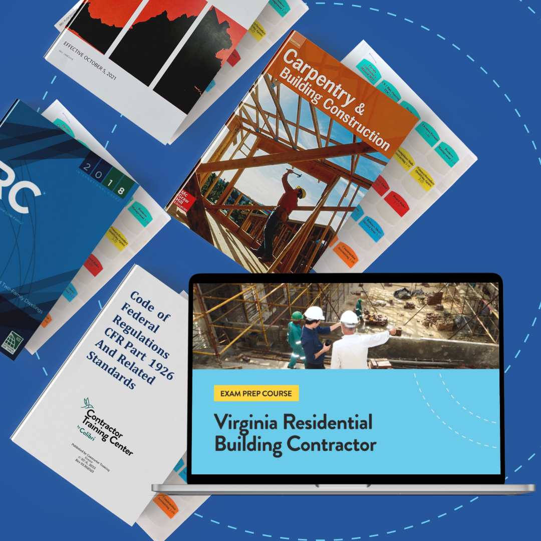 Virginia Residential Building Contractor (RBC) Essential Exam Prep Package