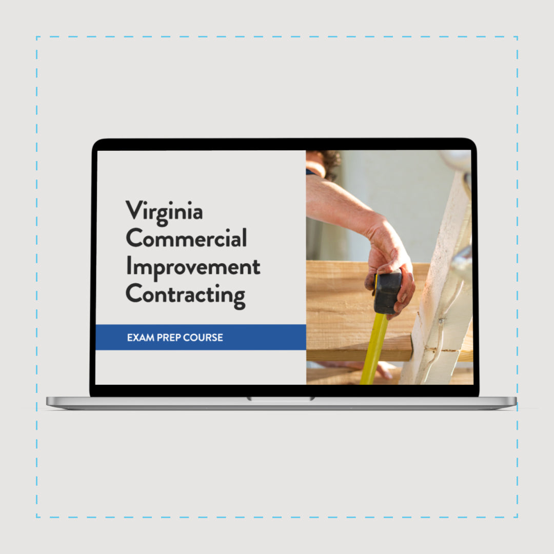 Virginia Commercial Improvement Contracting (CIC) Exam Prep Course