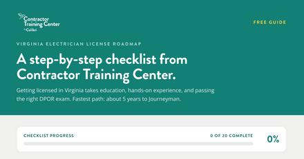 Virginia Electrician License Checklist