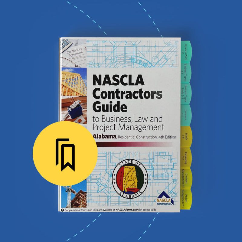 Alabama Home Builder Business and Law Exam Tabbed and Highlighted Book