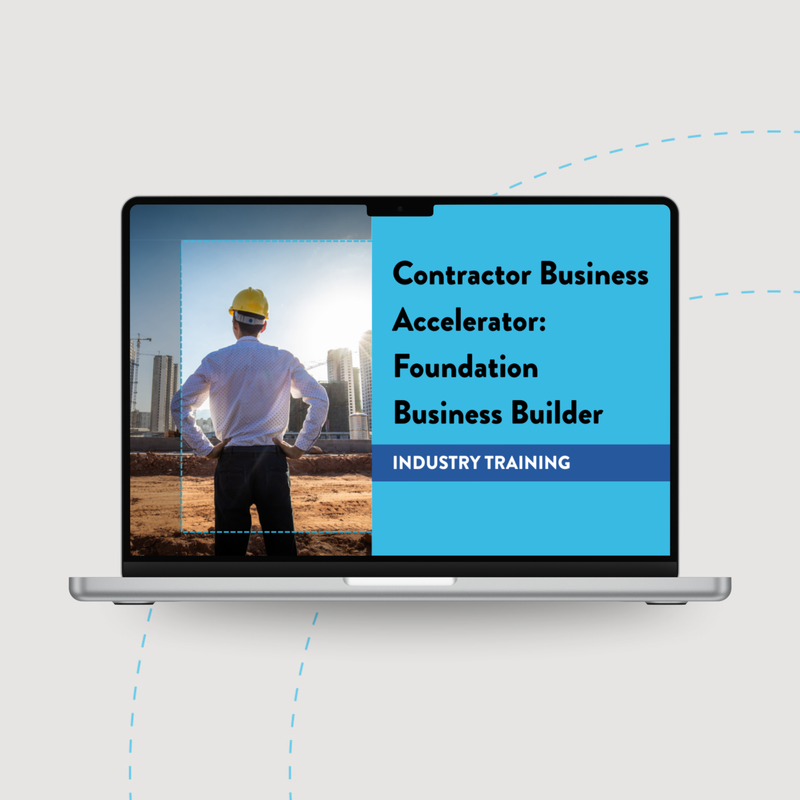 Construction Business Coaching: Foundation Business Builder