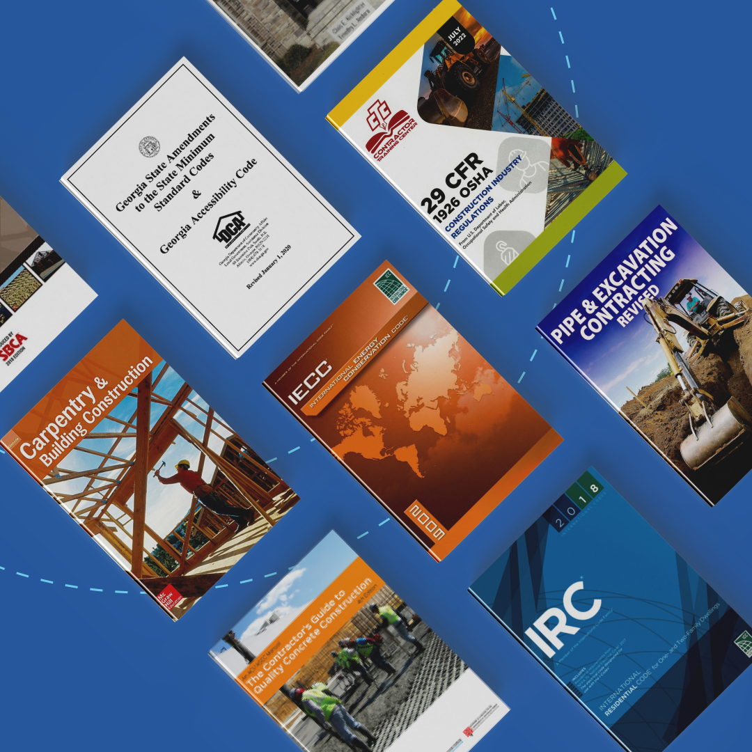 Georgia Residential Basic Contractor Exam Book Bundle