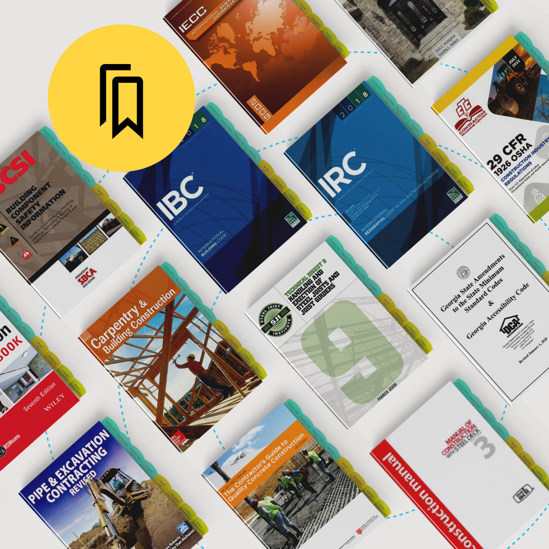 Georgia Residential Light Commercial Exam Tabbed and Highlighted Book Bundle