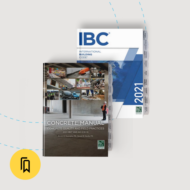 ICC Commercial Building Inspector (B2) 2021 Exam Tabbed and Highlighted Book Bundle
