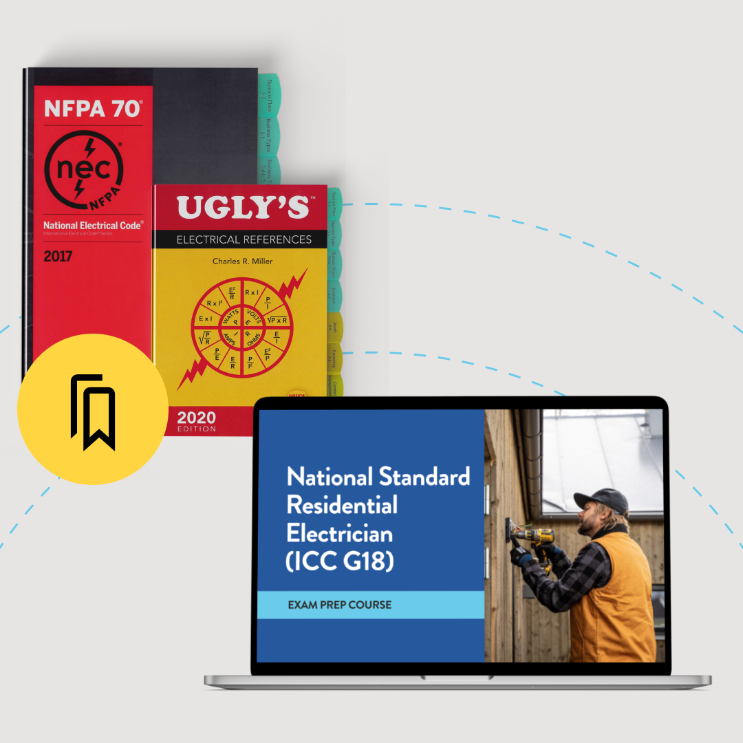 National Standard Residential Electrician (ICC G18) Exam Prep Package