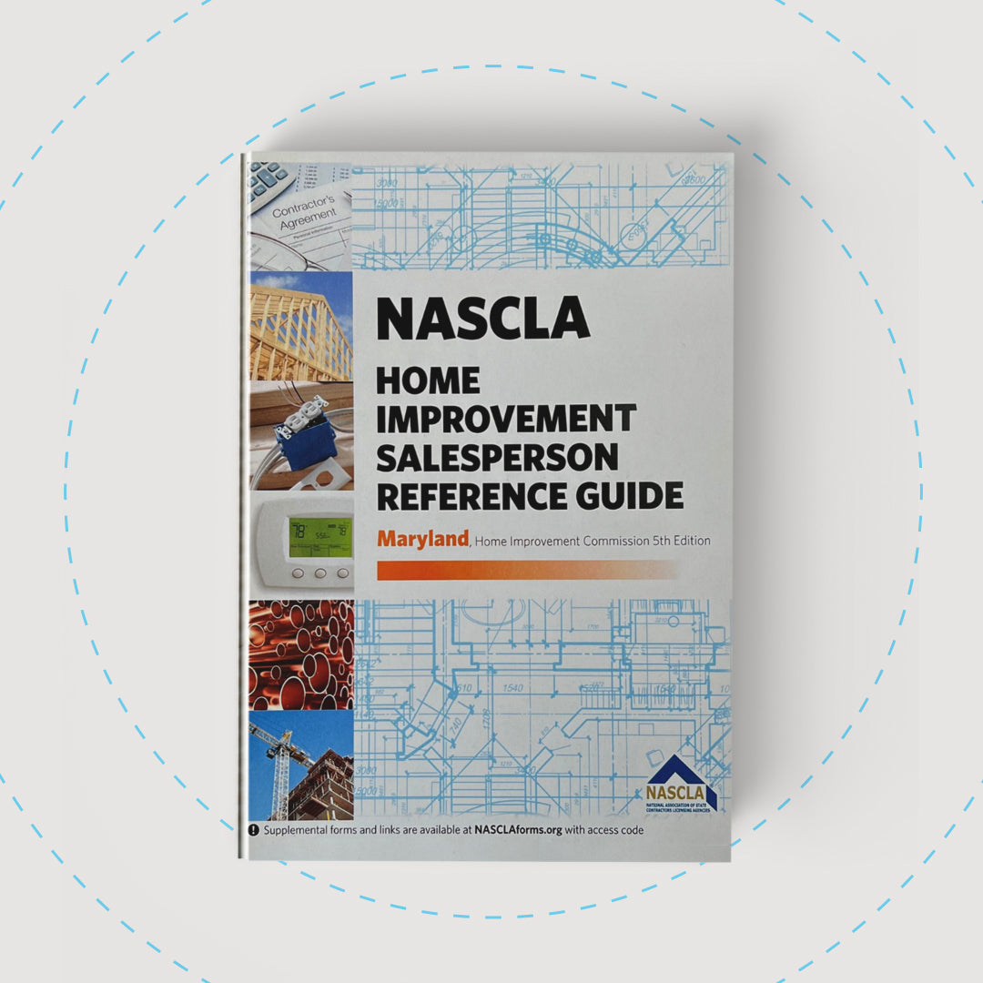 Maryland Home Improvement Salesperson Reference Guide