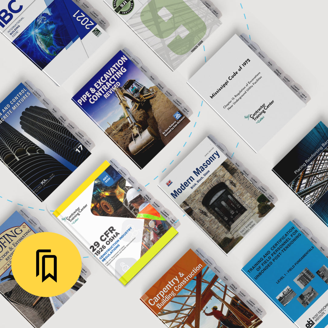 Mississippi Building Construction Exam Tabbed and Highlighted Book Bundle