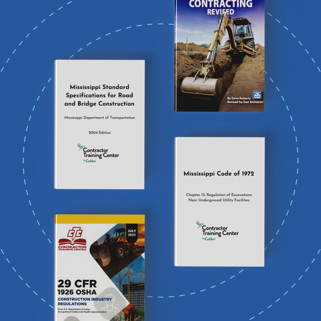 Mississippi Excavation and Grading Exam Book Bundle